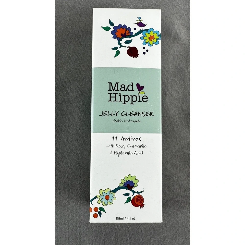 Mad Hippie Jelly Cleanser with Rose Chamomile Hyaluronic‎ Acid 4 fl oz New
